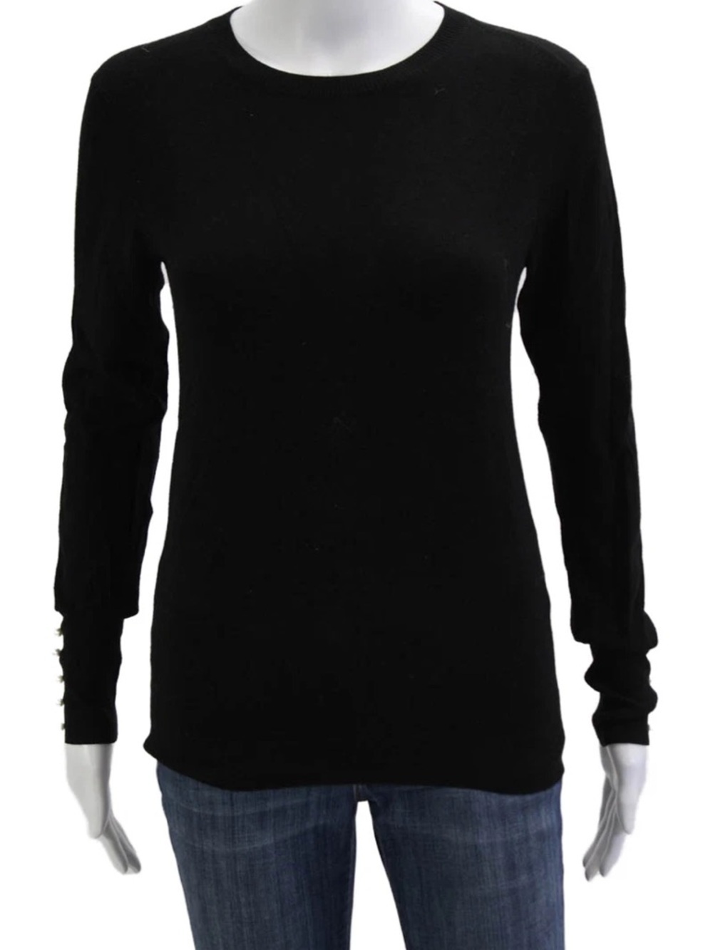 Zara Black Crew Neck Sweater 837